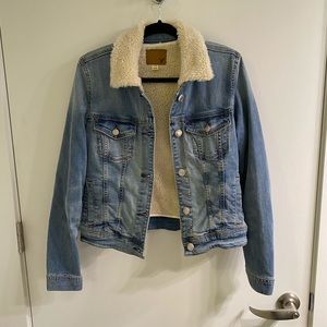 Fur Lined/Collared Jean Jacket